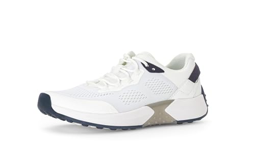 Pius Gabor Herren Sneaker Low,Halbschuhe,Wechselfußbett,zertifiziertes Leder,Freizeitschuhe,Turnschuhe,Laufschuhe,schnürer,White,42 EU / 8 UK von Pius Gabor