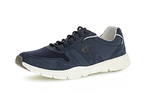 Pius Gabor Herren Sneaker Low,Halbschuhe,Wechselfußbett,zertifiziertes Leder,Strassenschuhe,Sportschuhe,Freizeitschuhe,Denim,44.5 EU / 10 UK von Pius Gabor