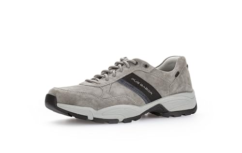 Pius Gabor Herren Sneaker Low,Halbschuhe,Wechselfußbett,zertifiziertes Leder,schnürschuhe,straßenschuhe,Strassenschuhe,Stone,47 EU / 12 UK von Pius Gabor