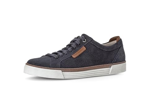 Pius Gabor Herren Sneaker Low,Halbschuhe,recyceltes Futter,zertifiziertes Leder,Wechselfußbett,Strassenschuhe,Sportschuhe,Denim,45 EU / 10.5 UK von Pius Gabor