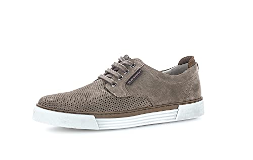 Pius Gabor Herren Sneaker Low,Halbschuhe,recyceltes Futter,zertifiziertes Leder,Wechselfußbett,schnürschuhe,Sportschuhe,lt.Brown,47 EU / 12 UK von Pius Gabor