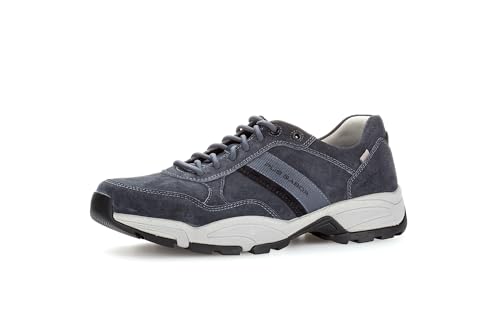 Pius Gabor Herren Sneaker Low,Halbschuhe,zertifiziertes Leder,Wechselfußbett,Business,Freizeit,straßenschuhe,Sportschuhe,Indigo,45 EU / 10.5 UK von Pius Gabor