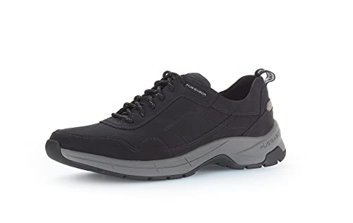 Pius Gabor Herren Sneaker Low,Halbschuhe,zertifiziertes Leder,Wechselfußbett,Freizeitschuhe,Turnschuhe,Laufschuhe,Midnight,44 EU / 9.5 UK von Pius Gabor