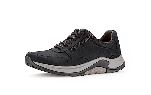 Pius Gabor Herren Sneaker Low,Halbschuhe,zertifiziertes Leder,Wechselfußbett,Freizeitschuhe,Turnschuhe,Laufschuhe,Midnight,44 EU / 9.5 UK von Pius Gabor