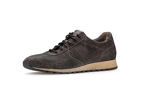 Pius Gabor Herren Sneaker Low,Halbschuhe,zertifiziertes Leder,Wechselfußbett,Freizeitschuhe,Turnschuhe,Laufschuhe,schnürer,Slate,49.5 EU / 14 UK von Pius Gabor