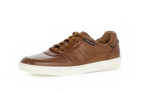 Pius Gabor Herren Sneaker Low,Halbschuhe,zertifiziertes Leder,Wechselfußbett,Kork-Zwischensohle,Lederfutter,Freizeitschuhe,Almond,42 EU / 8 UK von Pius Gabor