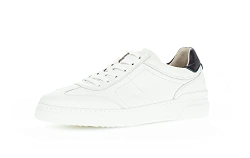 Pius Gabor Herren Sneaker Low,Halbschuhe,zertifiziertes Leder,Wechselfußbett,Men's,Man,Halbschuhe,straßenschuhe,White,41 EU / 7.5 UK von Pius Gabor