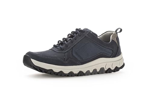 Pius Gabor Herren Sneaker Low,Halbschuhe,zertifiziertes Leder,Wechselfußbett,Sportschuhe,Freizeitschuhe,Turnschuhe,Blue,46 EU / 11 UK von Pius Gabor