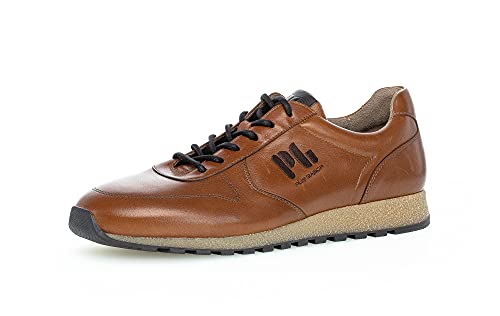 Pius Gabor Herren Sneaker Low,Halbschuhe,zertifiziertes Leder,Wechselfußbett,Strassenschuhe,Sportschuhe,Freizeitschuhe,Almond,42.5 EU / 8.5 UK von Pius Gabor