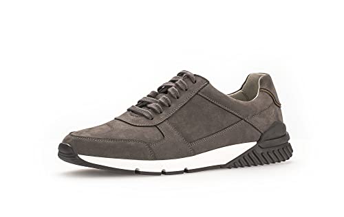 Pius Gabor Herren Sneaker Low,Halbschuhe,zertifiziertes Leder,Wechselfußbett,Superflex Sohle,Freizeitschuhe,Turnschuhe,Grey,49.5 EU / 14 UK von Pius Gabor