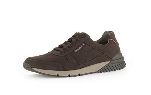 Pius Gabor Herren Sneaker Low,Halbschuhe,zertifiziertes Leder,Wechselfußbett,Superflex Sohle,Freizeitschuhe,Turnschuhe,Mocca,44.5 EU / 10 UK von Pius Gabor