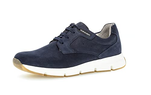 Pius Gabor Herren Sneaker Low,Halbschuhe,zertifiziertes Leder,Wechselfußbett,Superflex Sohle,Halbschuhe,straßenschuhe,Denim,44.5 EU / 10 UK von Pius Gabor