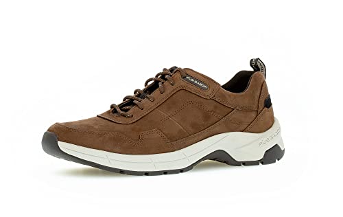 Pius Gabor Herren Sneaker Low,Halbschuhe,zertifiziertes Leder,Wechselfußbett,schnürer,Man,Halbschuhe,straßenschuhe,Espresso,47 EU / 12 UK von Pius Gabor