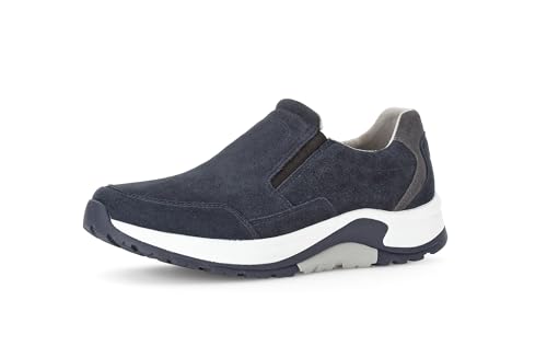 Pius Gabor Herren Sneaker Low,Slip On,zertifiziertes Leder,Wechselfußbett,Mokassins,Halbschuhe,Slides,Schlupfschuhe,Marine/Iron,44 EU / 9.5 UK von Pius Gabor