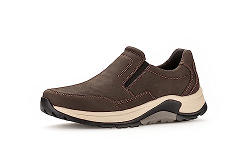 Pius Gabor Herren Sneaker Low,Slip On,zertifiziertes Leder,Wechselfußbett,Slipper,Mokassins,Halbschuhe,Slides,Schlupfschuhe,Mocca,42 EU / 8 UK von Pius Gabor