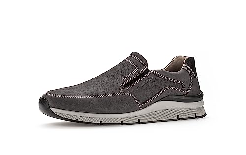 Pius Gabor Herren Sneaker Low,Slip On,zertifiziertes Leder,Wechselfußbett,Superflex Sohle,schluepfschuhe,Loafer,Slip-ons,fumo,44 EU / 9.5 UK von Pius Gabor