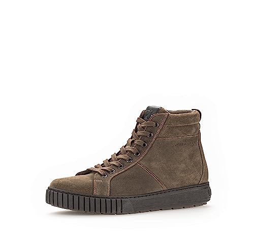 Pius Gabor Herren Sneaker high,Halbschuhe,zertifiziertes Leder,Wechselfußbett,Freizeitschuhe,Turnschuhe,Laufschuhe,schnürer,Dune,44 EU / 9.5 UK von Pius Gabor