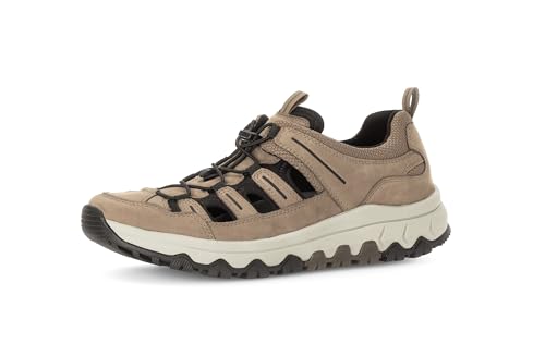 Pius Gabor Herren Sneaker low,Sandalen,Wechselfußbett,zertifiziertes Leder,freizeitschuhe,offene schuhe,strandschuhe,cord/black,45 EU / 10.5 UK von Pius Gabor