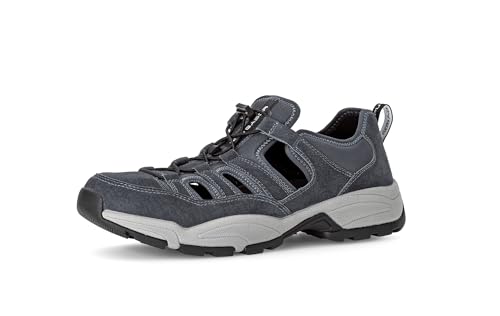 Pius Gabor Herren Sneaker low,Sandalen,zertifiziertes Leder,Wechselfußbett,freizeitschuhe,offene schuhe,strandschuhe,indigo,46 EU / 11 UK von Pius Gabor