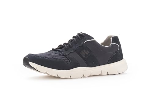 Pius Gabor Herren Sneaker Low,Halbschuhe,Wechselfußbett,zertifiziertes Leder,Laufschuhe,schnürschuhe,schnürer,Business,Denim,44 EU / 9.5 UK von Pius Gabor