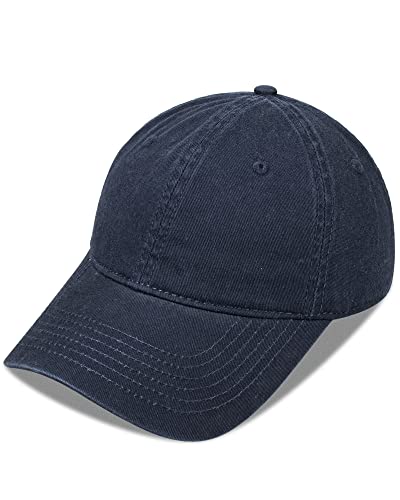 PivotWing Basecap Herren Damen Baseball Caps Cappy Männer Kappen Baseball Hat Mütze Basecap Herren Sommer Ball Caps Adjustable Basebal Hats for Men Women, Dunkelblau von PivotWing