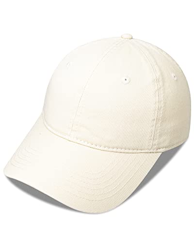 PivotWing Basecap Herren Damen Baseball Caps Cappy Männer Kappen Baseball Hat Mütze Basecap Herren Sommer Ball Caps Adjustable Basebal Hats for Men Women, Elfenbein von PivotWing