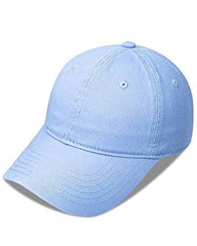 PivotWing Basecap Herren Damen Baseball Caps Cappy Männer Kappen Baseball Hat Mütze Basecap Herren Sommer Ball Caps Adjustable Basebal Hats for Men Women, Himmelblau von PivotWing