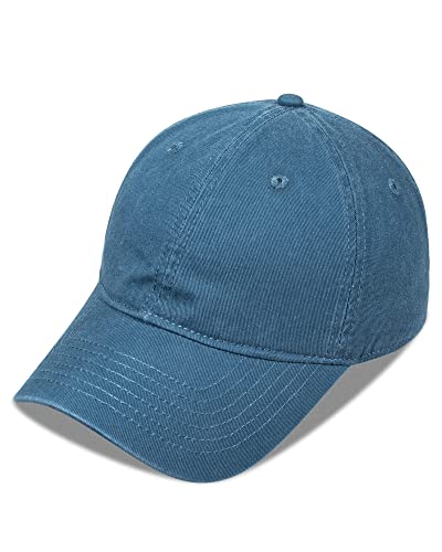 PivotWing Basecap Herren Damen Baseball Caps Cappy Männer Kappen Baseball Hat Mütze Basecap Herren Sommer Ball Caps Adjustable Basebal Hats for Men Women, Pfauenblau von PivotWing