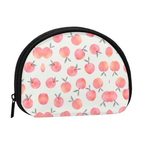 Münzgeldbörse mit amerikanischen und brasilianischen Flaggen, Mini-Beutel, Geldbörse, Kleingeldtasche für Damen, Mädchen, Kinder, Pink Peach, Einheitsgröße von Piwine