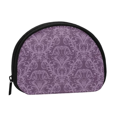 Münzgeldbörse mit roten Kirschen, Mini-Beutel, Geldbörse, Kleingeldtasche für Damen, Mädchen, Kinder, violett, Einheitsgröße von Piwine