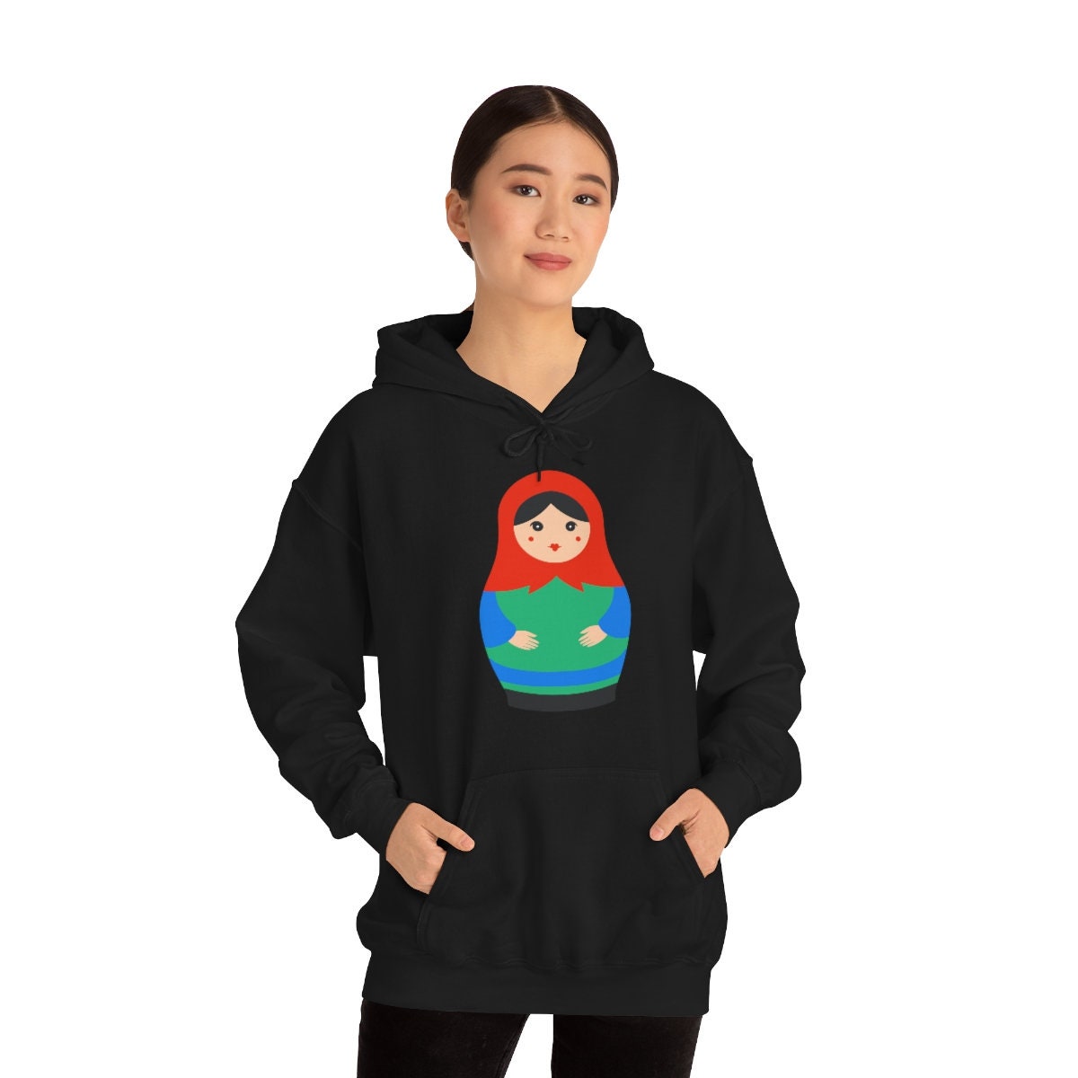 Colorful Unisex Matryoshka Doll Hoodie Heavy Blend Hooded Sweatshirt Colorful Unisex Matryoshka Doll Hoodie Heavy Blend Hooded Sweatshirt von PixelBrandDesigns