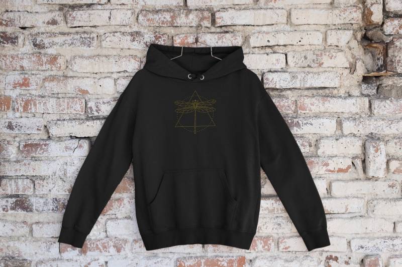 Dragon-Fly Triangle Holy Symbol Hoodie/Unisex Heavy Blend Hooded Sweatshirt Spiritual Symbool Witchy Pullover von PixelBrandDesigns