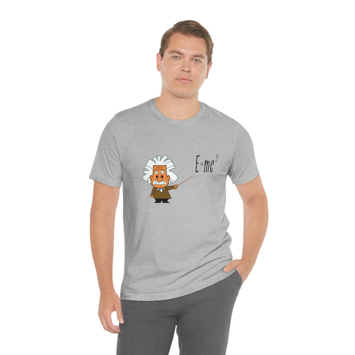Einstein E=Mc2 Formula Print Unisex T-Shirt Einstein E=Mc2 Formula Print Unisex T-Shirt von PixelBrandDesigns