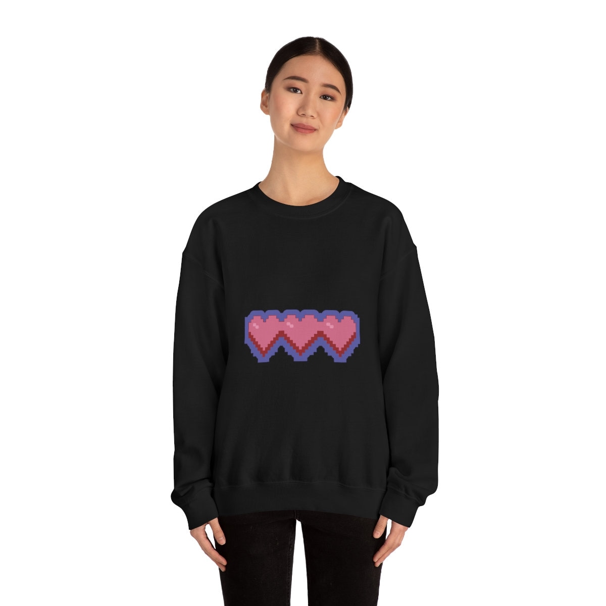 Gamer Hearts Print Retro Unisex Heavy Blend Crewneck Sweatshirt Gamer Hearts Print Retro Unisex Heavy Blend Crewneck Sweatshirt von PixelBrandDesigns