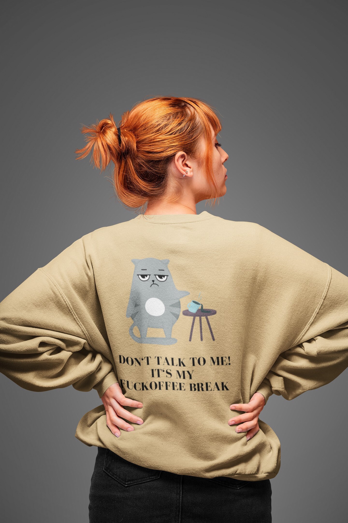 Grumpy Cat Fuckoffee Break Sweater Unisex Heavy Blend Crewneck Sweatshirt, Funny Giftidea, Lover, Coffee, Geschenkidee Grumpy Cat Fuckoffee Break Sweater Unisex Heavy Blend Crewneck Sweatshirt, Funny Giftidea, Lover, Coffee, Geschenkidee von PixelBrandDesigns