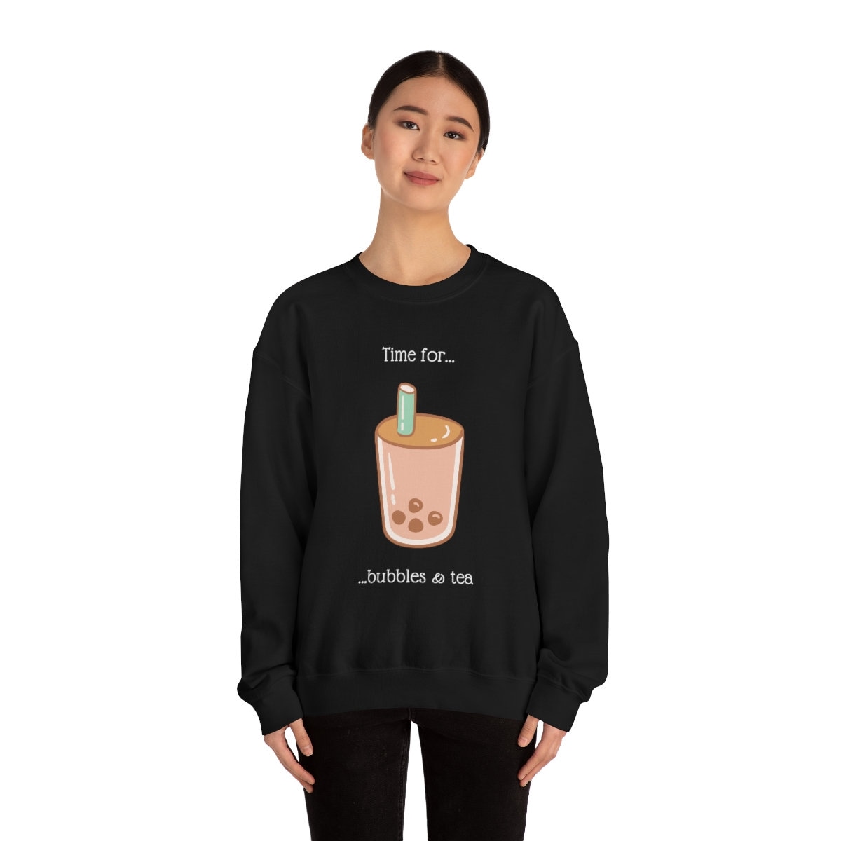 Kawaii Bubble Tea Unisex Sweatshirt Heavy Blend Crewneck Kawaii Bubble Tea Unisex Sweatshirt Heavy Blend Crewneck von PixelBrandDesigns