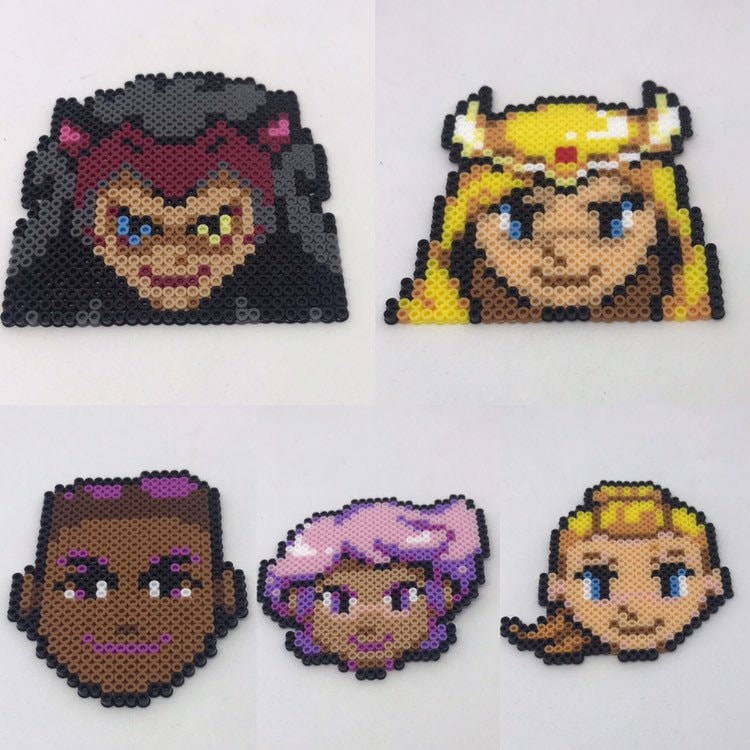 She-Ra Charakter Sprites | Schlüsselanhänger/Magnete/Ornamente She-Ra Charakter Sprites | Schlüsselanhänger/Magnete/Ornamente von PixelCenCrafts