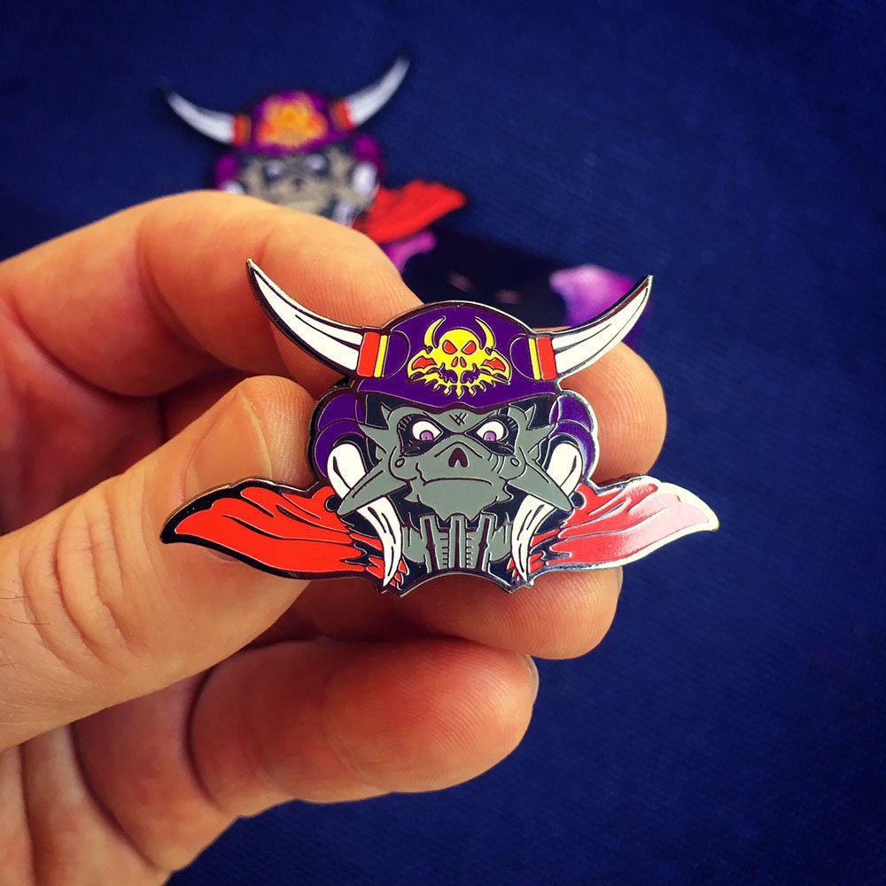 Volkor X Synthwave/Retrowave Offizielle Emaille Pin von PixelElixirShop