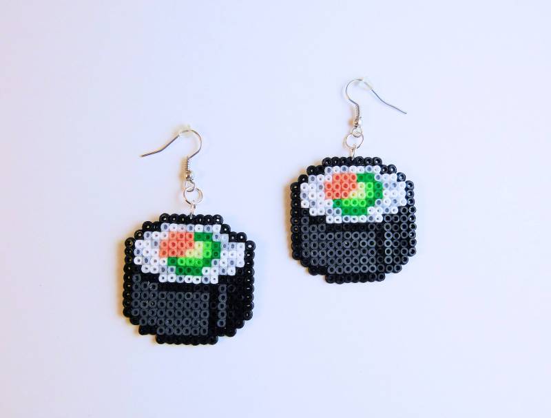 Maki Sushi Ohrringe - Foof Schmuck Geschenk Für Verrückte Liebhaber von PixelNerdEU