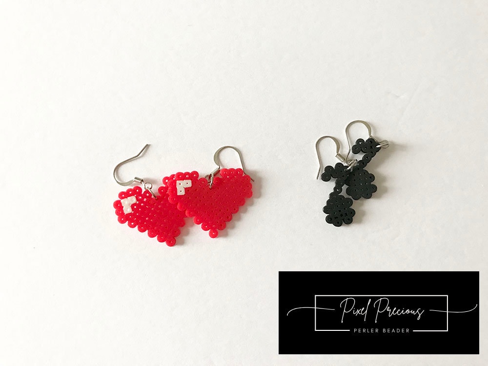 Clearance Herz & Musik Note Ohrringe Clearance Herz & Musik Note Ohrringe von PixelPrecious