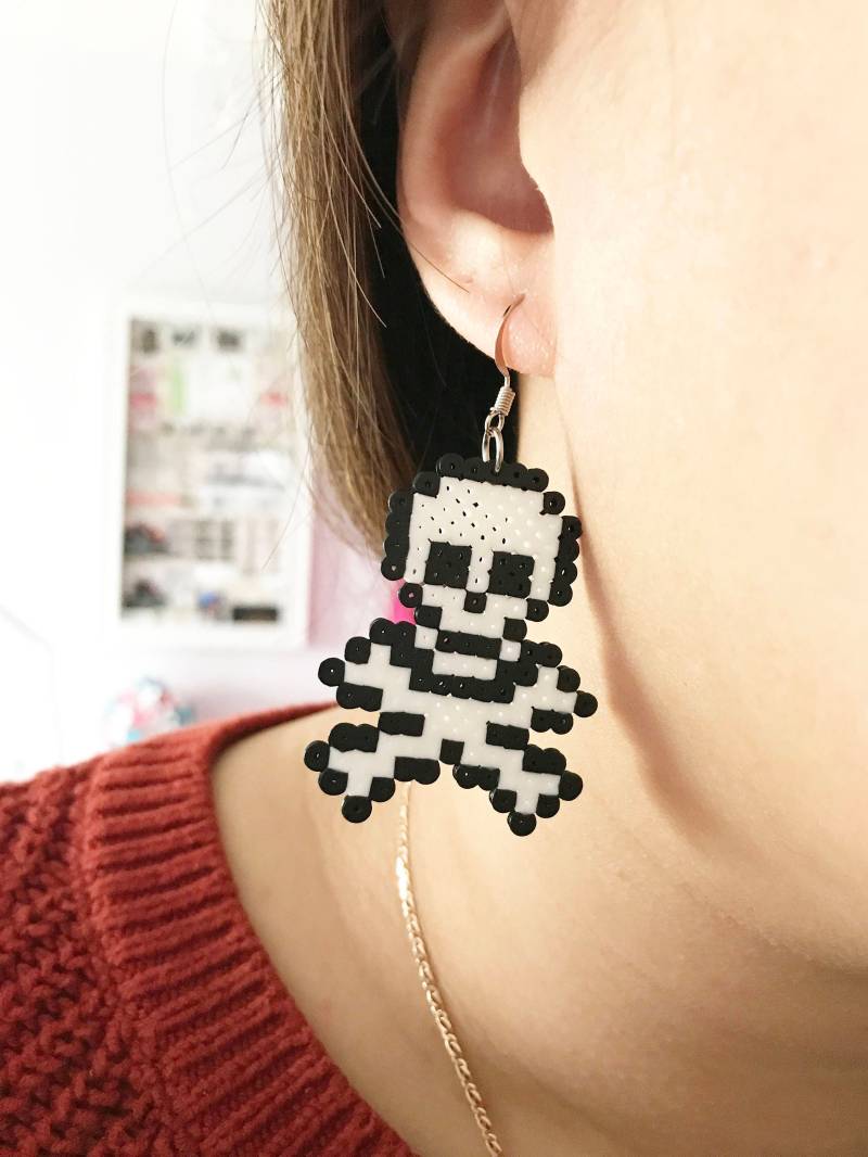 Clearance Totenkopf Ohrringe Clearance Totenkopf Ohrringe von PixelPrecious