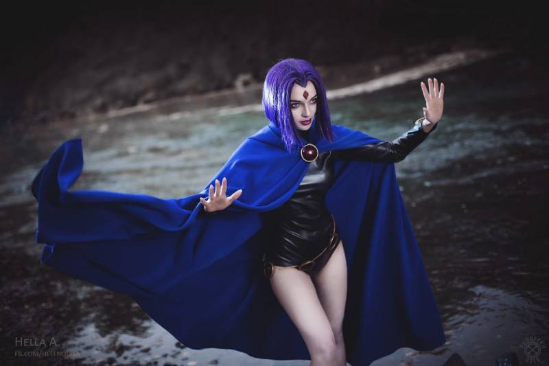 Raven Cosplay Umhang | Teen Titans Raven Farben Individuelle Hochwertige Kostüm Mantel Raven Cosplay Umhang | Teen Titans Raven Farben Individuelle Hochwertige Kostüm Mantel von PixelStrix