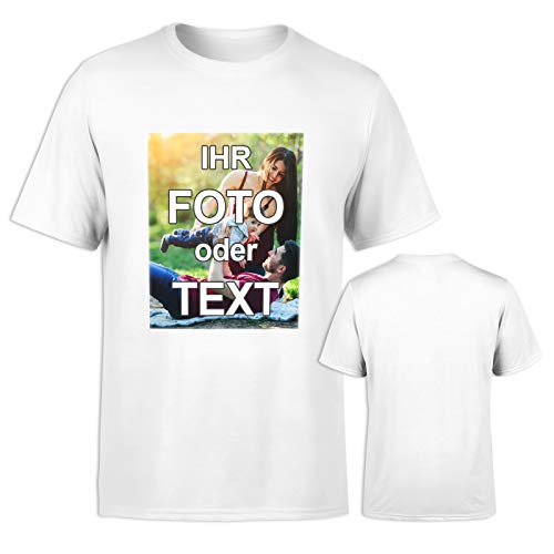 T-Shirt selbst gestalten * Weiß in XXL * Bedruckt mit eigenem Foto Text Logo Name * ringgesponnene Baumwolle * viele Farben und Größen T-Shirt selbst gestalten * Weiß in XXL * Bedruckt mit eigenem Foto Text Logo Name * ringgesponnene Baumwolle * viele Farben und Größen von PixiPrints.com