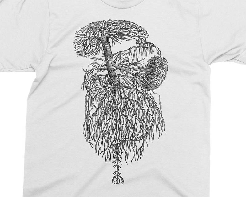Deliniation Der Pfortader - Andreas Vesalius T-Shirt, Geschenk Für Medizinstudent, Arzt, Anatomie-Shirt, 16 von PixieApparelShop