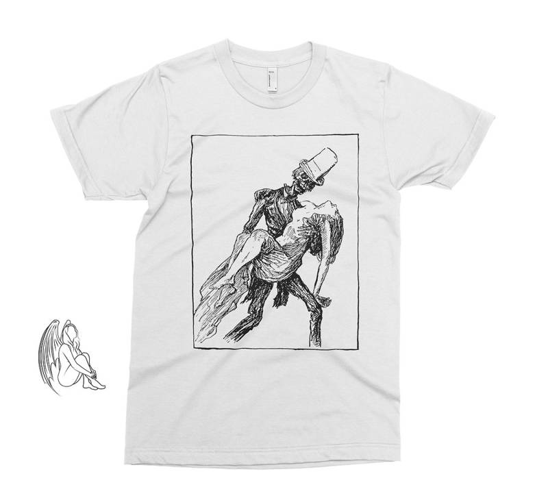Geist Am Ball - Alfred Kubin T-Shirt, Künstler, Kunst, Illustration, Walter Crane, Munch, Kokoschka, Klinger, Niedliches Geschenk von PixieApparelShop