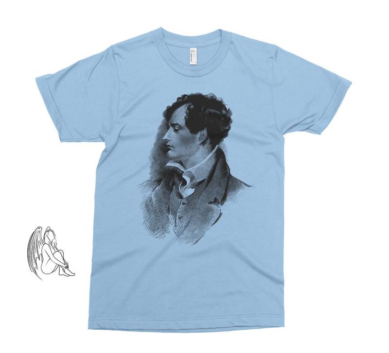 Lord Byron T-Shirt, Dichter, Gedichte, Liebe, Zitate, Süßes Geschenk von PixieApparelShop
