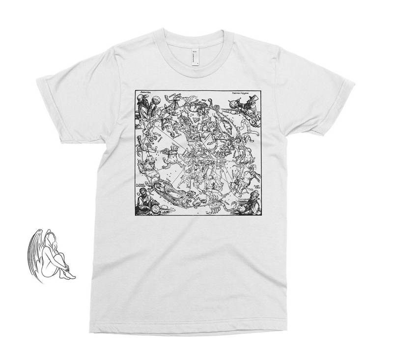 Nördliche Hemisphäre Der Himmelskugel - Albrecht Dürer T-Shirt, Dürer, Kunst, Holzschnitt, Gravur, Dore, Süßes Geschenk von PixieApparelShop