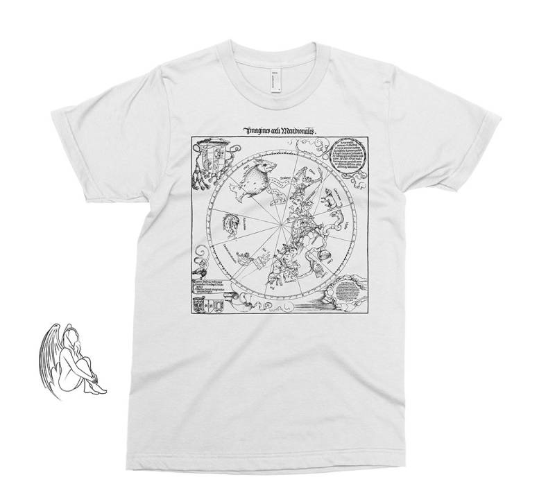 Südliche Hemisphäre Der Himmelskugel - Albrecht Dürer T-Shirt, Dürer, Kunst, Holzschnitt, Gravur, Dore, Süßes Geschenk von PixieApparelShop