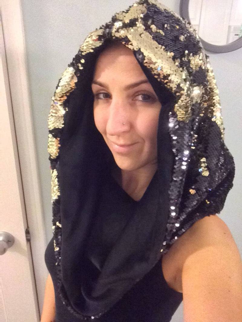 Disko Hoodie/Ravewear Festival Tragen Funkelt Flip Pailletten Disko Hoodie/Ravewear Festival Tragen Funkelt Flip Pailletten von PixieFairyDesigns