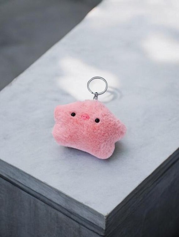 Cute Pig Pink Kawaii Key Chain Bag Accessories Women Purse Charm Chain, Backpack Charms von PixiePopGifts